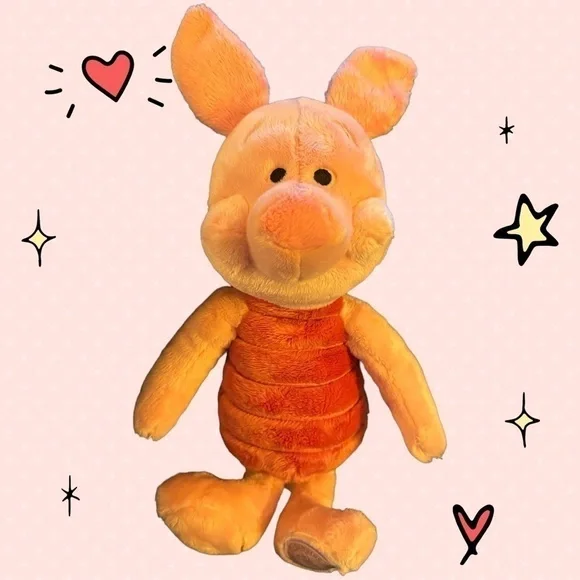 12' Piglet Plush authentic Disney store - Picture 3 of 6